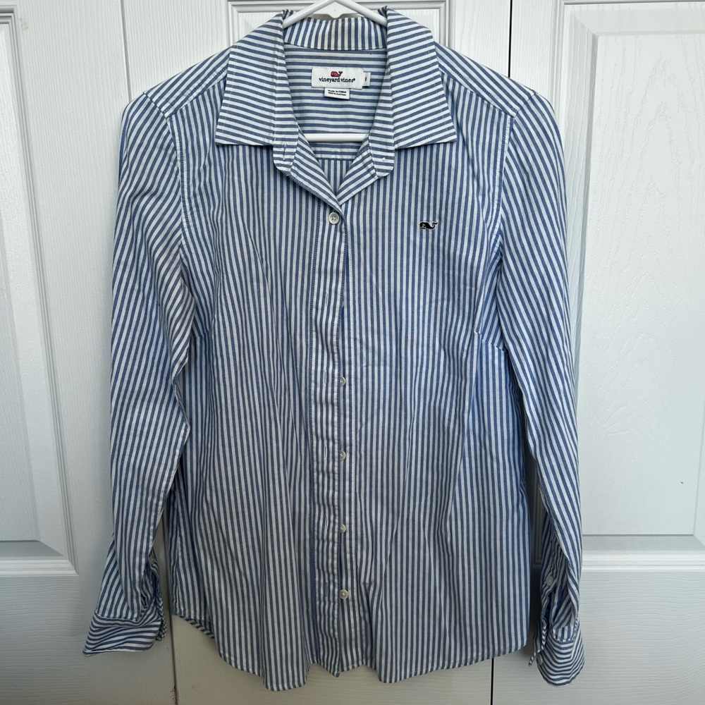 vineyard vines striped button up